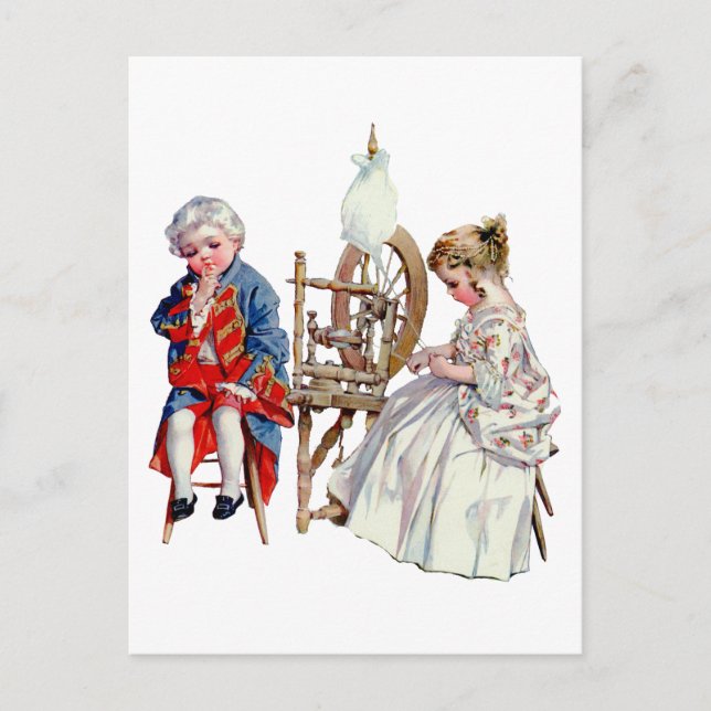 Carte Postale Little George et Martha Washington (Devant)