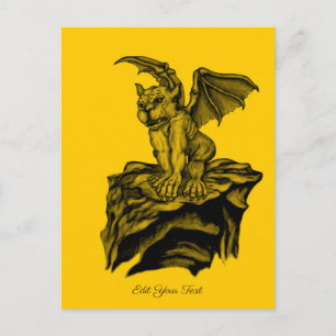 Carte Postale Little Golem Gargoyle