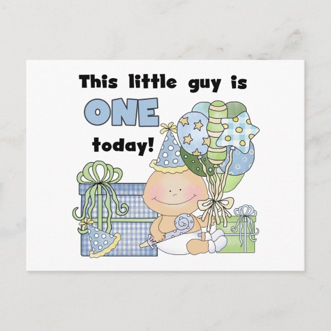 Carte Postale Little Guy est un t-shirt et des cadeaux (Devant)