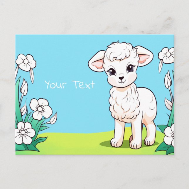 Carte postale Little Lamb (Devant)
