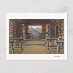 Carte Postale Little Log Church à Snake River View