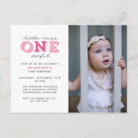 Little Miss Onederful 1er anniversaire