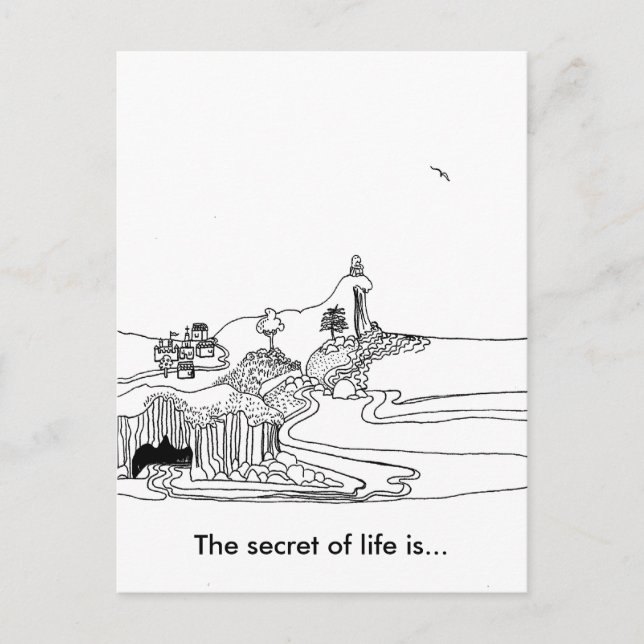 Carte Postale Little philosopher (Devant)