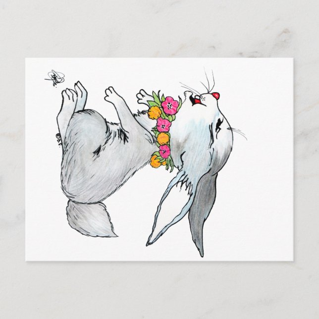 CARTE POSTALE LITTLE RABBIT (Devant)