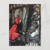 Carte postale Little Red Riding Hotte