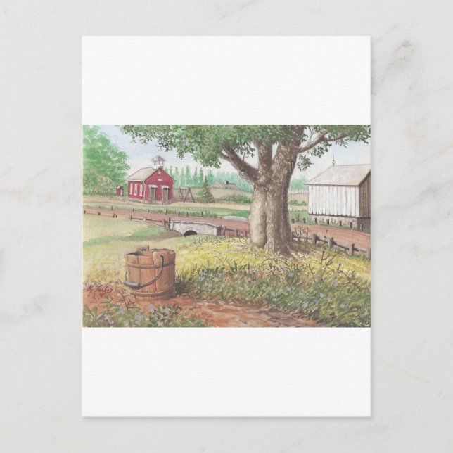 Carte Postale Little Red School House (Devant)