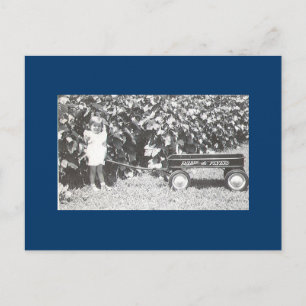 Carte Postale Little Red Wagon