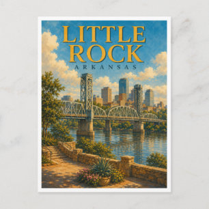Carte Postale Little Rock Arkansas River Bridge GeoSaga