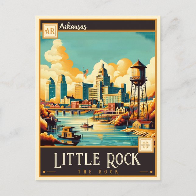 Carte Postale Little Rock, Arkansas | Vintage (Devant)