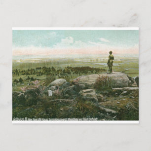 Carte Postale Little Round Top, champ de bataille de Gettysburg
