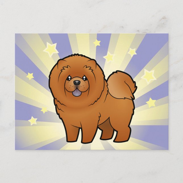 Carte Postale Little Star Chow Chow (Devant)