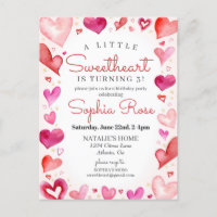 Little Sweetheart Février fête d'anniversaire pour
