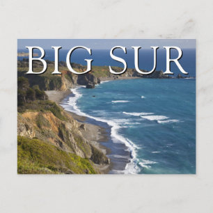 Carte Postale Littoral de Big Sur   Californie   Joyeux Annivers