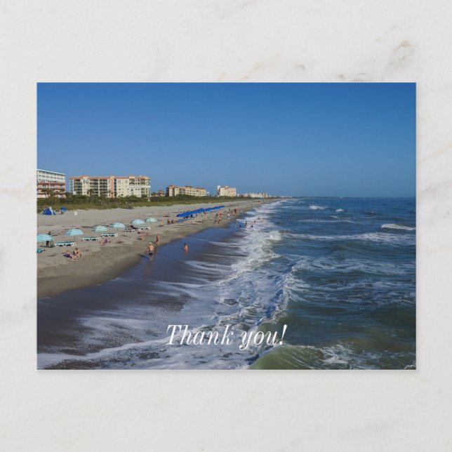 Carte Postale Littoral de Cocoa Beach (Devant)