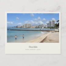 Littoral de Waikiki et front de mer d'Honolulu