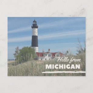 Carte Postale Littoral du phare Michigan