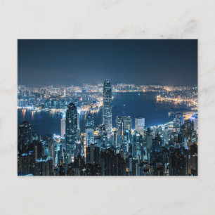 Carte Postale Littoral   Île de Hong Kong, Asie