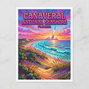 Carte Postale Littoral national de Canaveral Titusville Floride