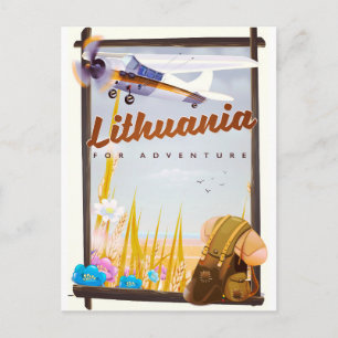 Carte Postale lituanie - Pour une affiche de voyage d'aventure