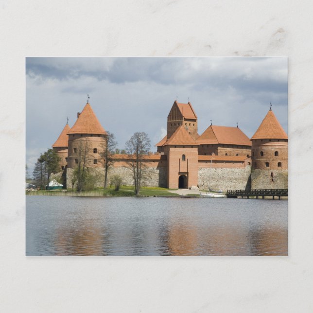 Carte Postale Lituanie, Trakai. Château de l'île 2 (Devant)