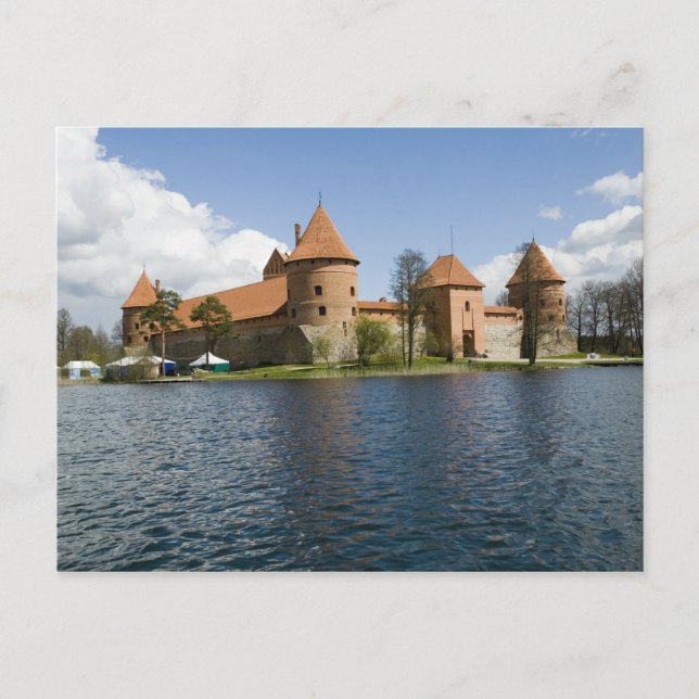 Carte Postale Lituanie, Trakai. Château de l'île 3 (Devant)