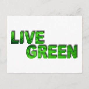 Carte Postale Live Green