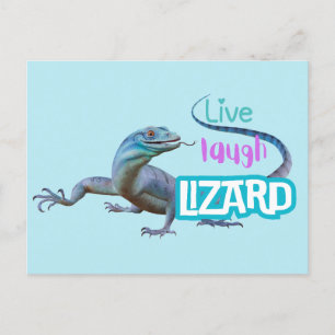 Carte Postale Live Laugh Lizard