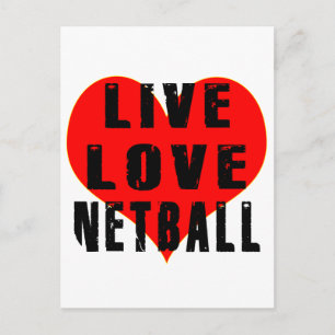 Carte Postale Live Love Netball
