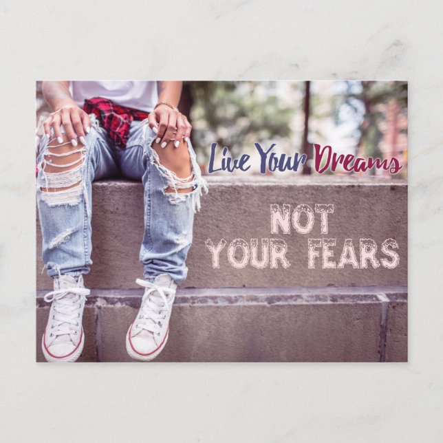 Carte postale Live Your Dreams (Devant)