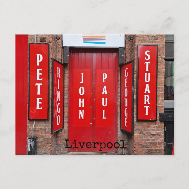 Carte Postale Liverpool (Devant)