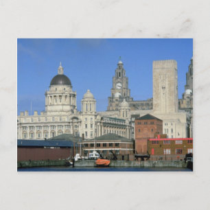 Carte Postale Liverpool city skyline, Angleterre, Royaume-Uni
