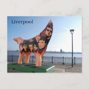 Carte Postale Liverpool Lambanana au bord du Mersey