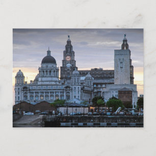 Carte Postale Liverpool Liverbuilding