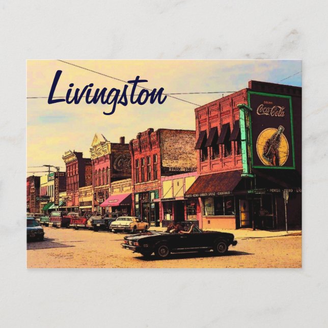 Carte postale Livingston Montana (Devant)
