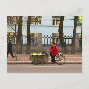 Carte Postale Livraison de légumes