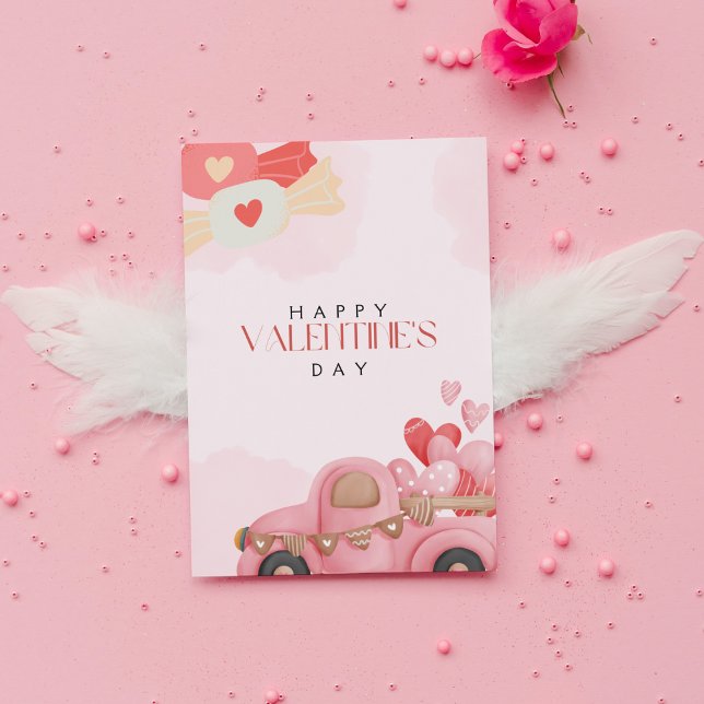 Carte Postale Livraison de Sweetheart Valentine's Postcard (Créateur téléchargé)