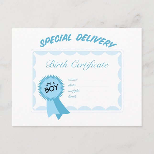 Carte Postale Livraison spéciale (Devant)