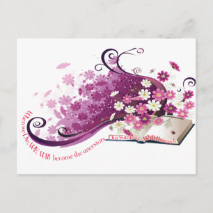 Carte Postale Livre d'ancêtres