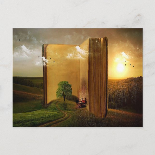 Carte Postale livre dans la nature (Devant)