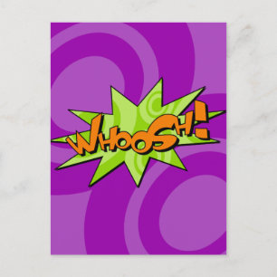 Carte postale Livre de bande dessinée Whoosh
