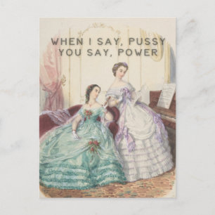 Carte Postale Livre de chansons de la femme libérée