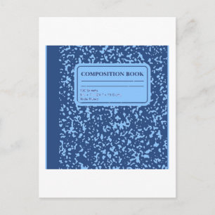 Carte Postale Livre de composition/Étudiant-Enseignant