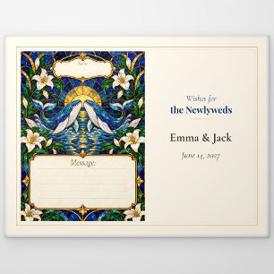 Carte Postale Livre de souhaits de mariage pour baleines