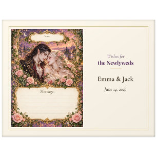 Carte Postale Livre de souhaits de mariage Vampire