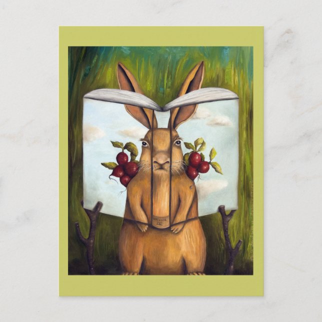 Carte Postale Livre des secrets 4-L'histoire du lapin (Devant)