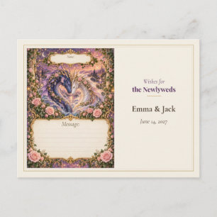 Carte Postale Livre d'or de mariage Léviathan - Vœux