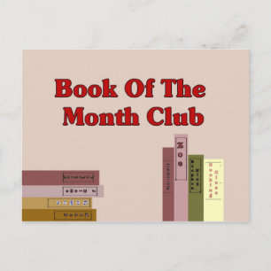 Carte Postale Livre Du Month Club