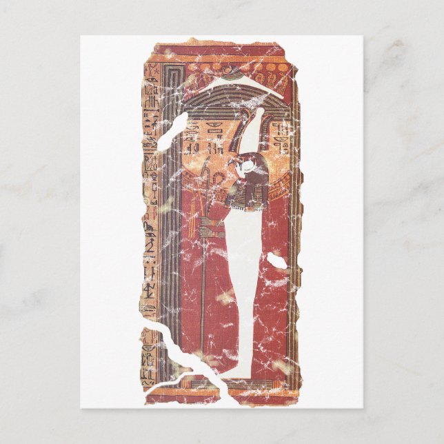 Carte Postale Livre égyptien antique des morts - Horus (Devant)