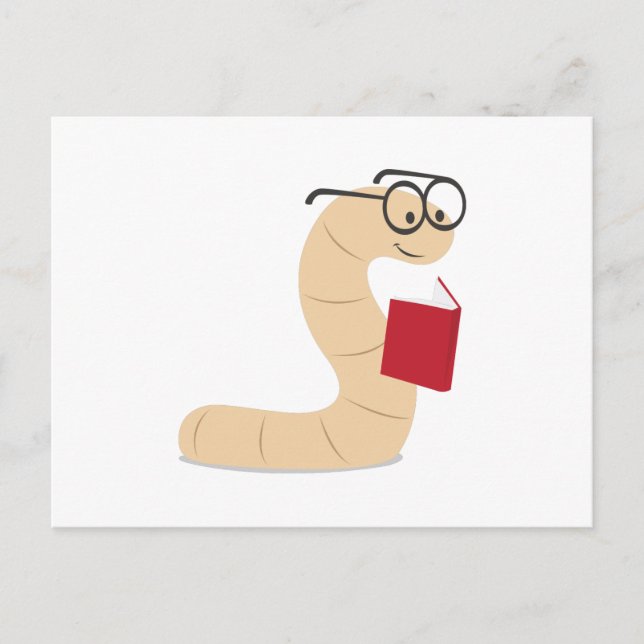 Carte Postale Livre Worm (Devant)