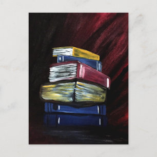 Carte Postale Livres De Connaissances
